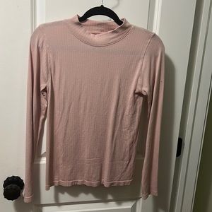 FREE PEOPLE Intimately medium pink mock neck top